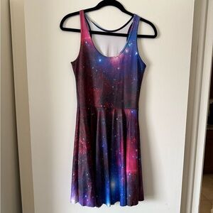 Blackmilk Purple Galaxy Skater Dress